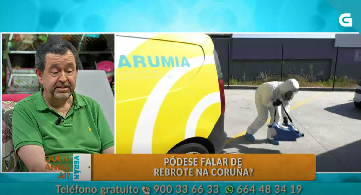 Arumia en la Televisión de Galicia