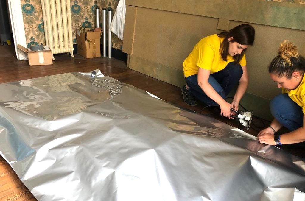 Desinsectación en domicilio por eliminación de oxígeno en burbuja a medida