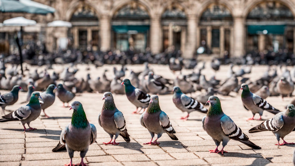 Control de palomas en Galicia